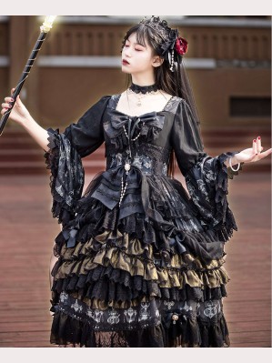 Day And Night Lights Classic Lolita Dress by OCELOT (OT05)